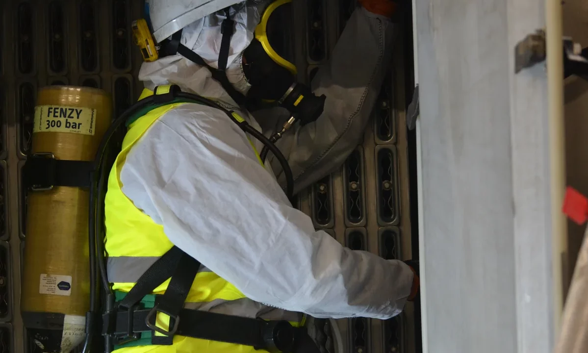 Installation de manches filtrante