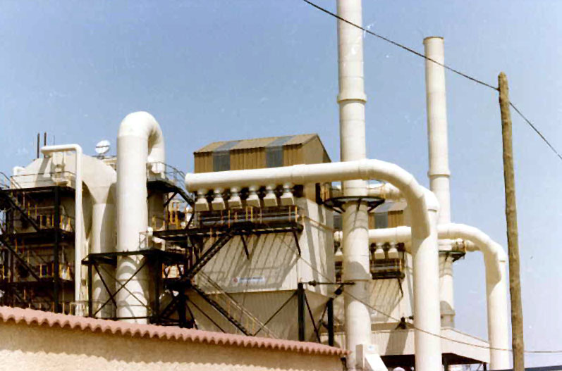 Installation du filtre sur le site de Tredi - Salaise sur Sanne par FILTER-MEDIA