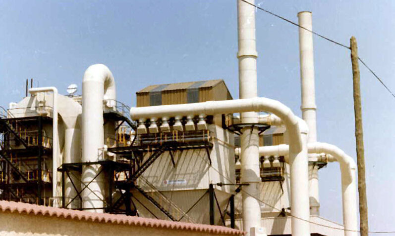 Installation du filtre sur le site de Tredi - Salaise sur Sanne par FILTER-MEDIA