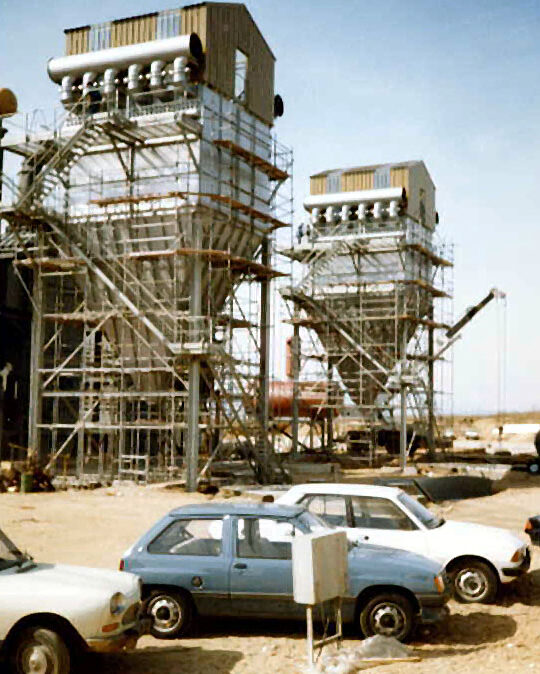 Installation du filtre sur le site de Tredi - Salaise sur Sanne par FILTER-MEDIA